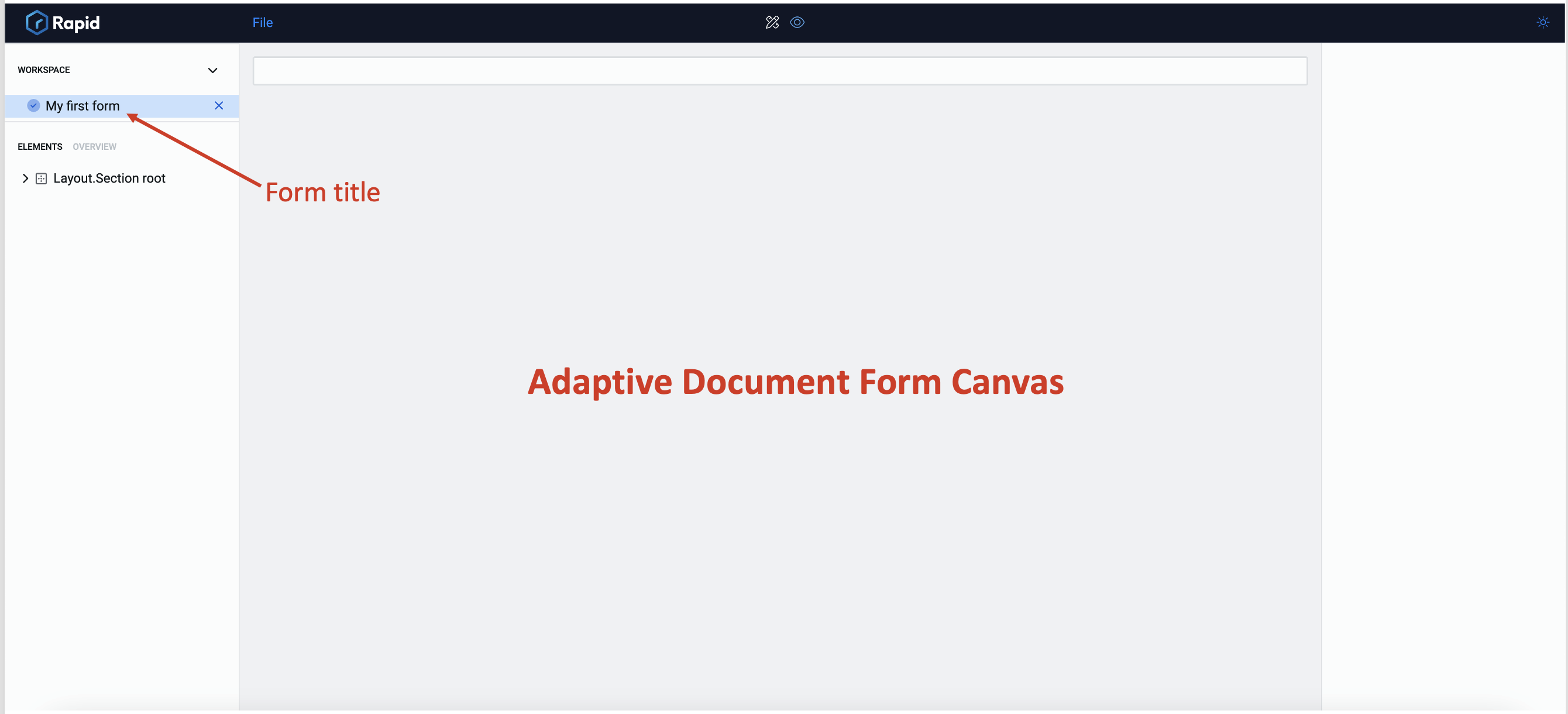 Image showing Adaptive Document Form created